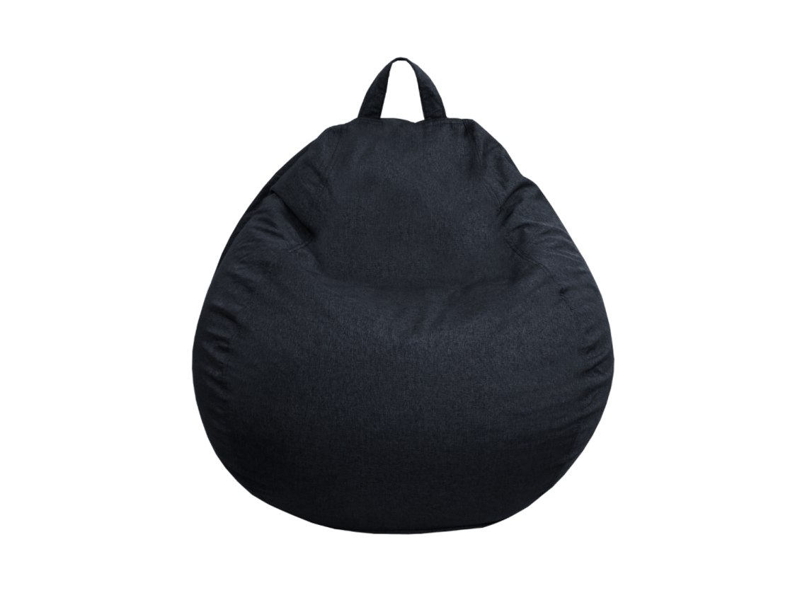 Pufe Pêra Bananair 80 X 70 Cm Preto
