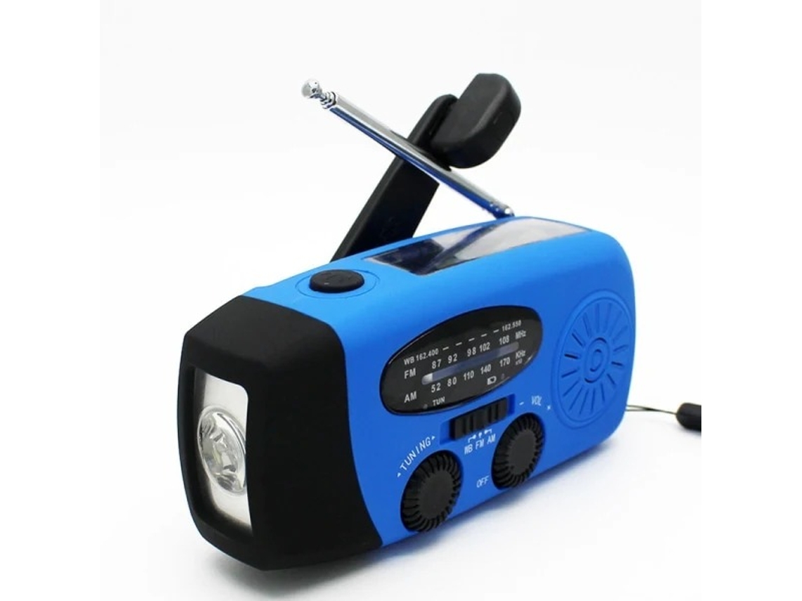 Rádio Web, Powerbank De 2000mah, Células Solares, Lanterna Bl? Brilvibera