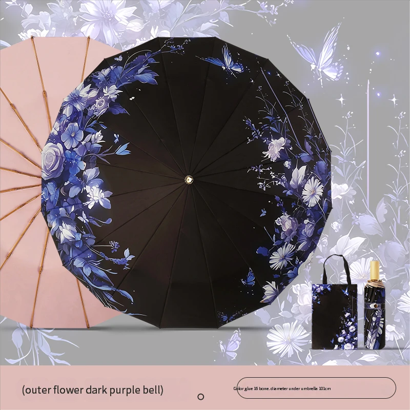 Guarda chuva Dobrável MDUG em Formato de Borboleta