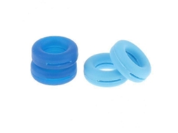 5x2 Pares de Ganchos Silicone Antiderrapantes para Óculos, Azul Escuro, Claro GOKOCO