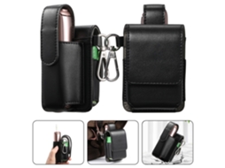 Caixa De Armazenamento Com Tampa Dupla, Compatível Com Ploom Aura Preto Hexinyigjly