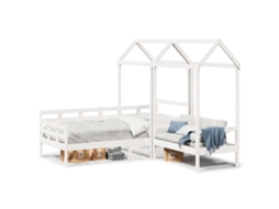 Day Bed And Bench Set, Day Bed And Bench Sets Vidaxl Branco Madeira De Pinho (80 X 200 Cm)