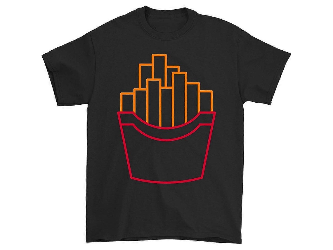 Camiseta Simples De Batatas Fritas VONKELIOS