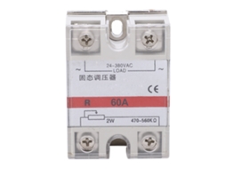 Regulador de tensão de estado sólido 60A SSR, módulo anticorrosivo, silencioso, 24-380 VCA, sem marca.