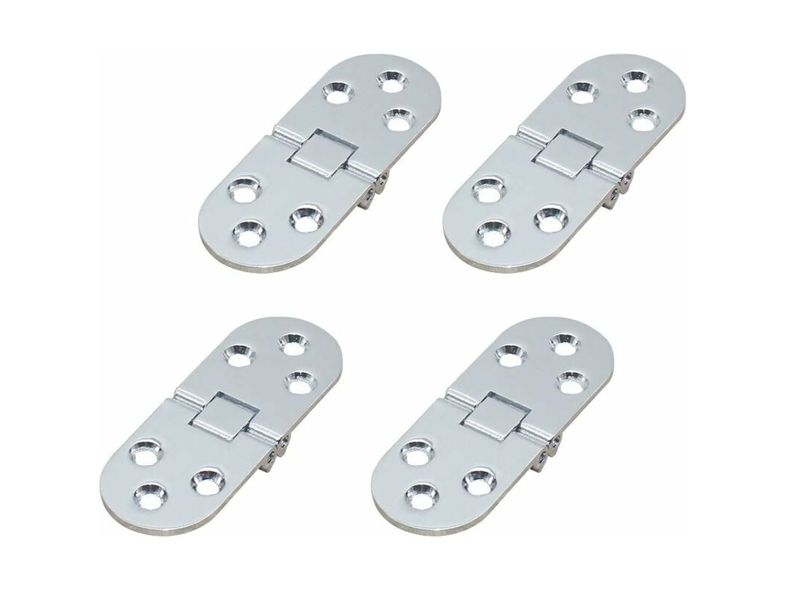 Conjunto De 4 Dobradiças Dobráveis Para Mesa, Planas Para Portas De Armários