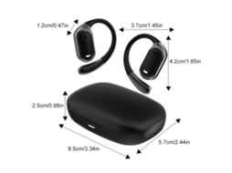 Fones Bluetooth LAXISCREED com Case, Anti água e Controle Táctil