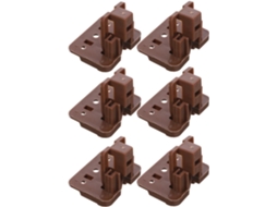 Supvox Conjunto De 6 Corrediças Gaveta Em Abs Com Batente Para Cômodas E Gavetas Trailers Funcionamento Suave Faça Você