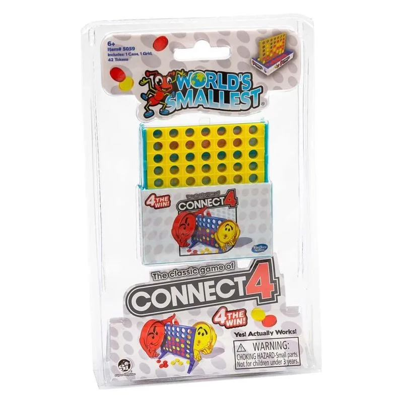 O menor jogo em miniatura Connect4 do mundo 5059 MADNESSTOYS