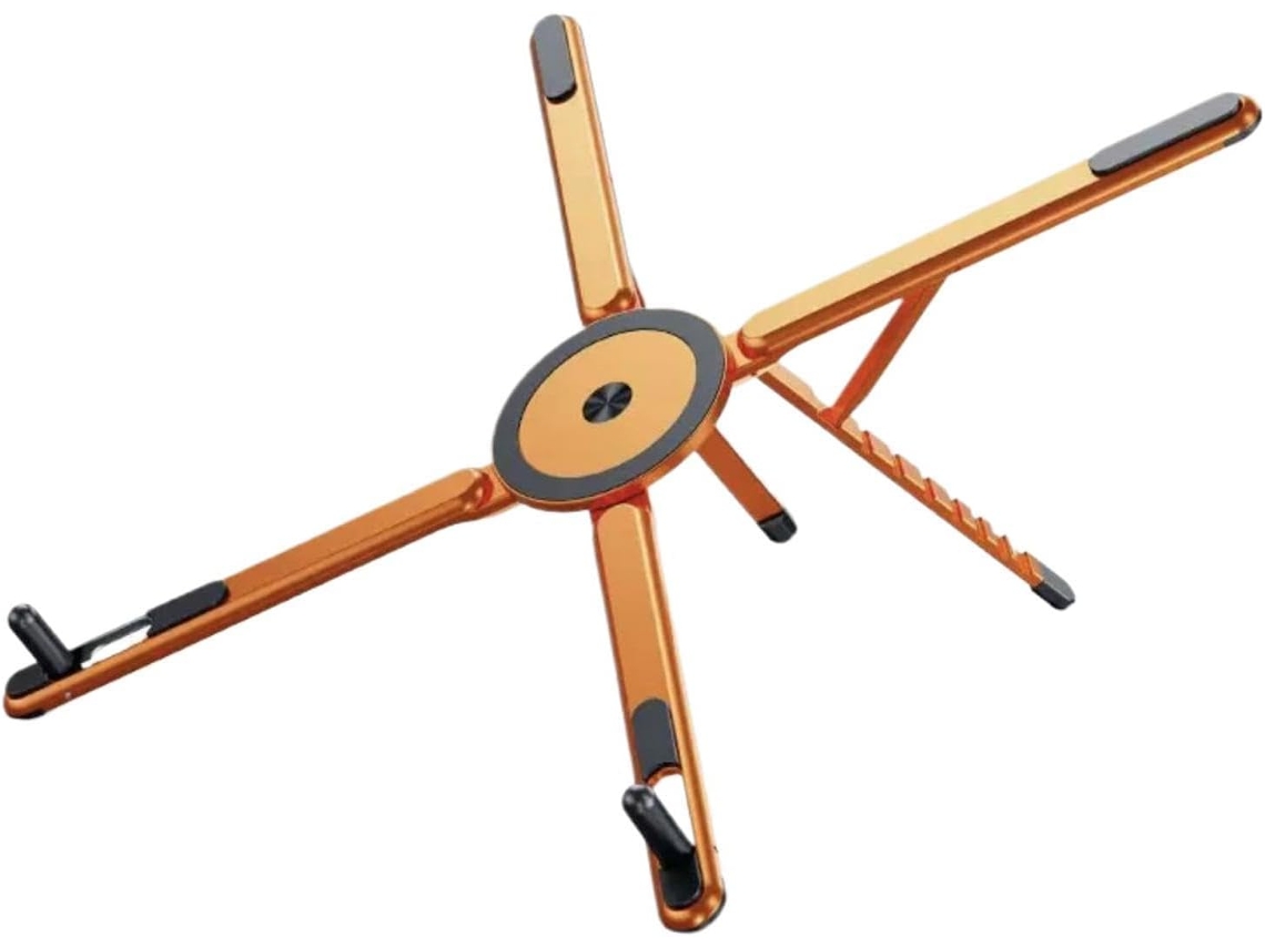 Suporte Ergonômico Magnético Dobrável E Ajustável Para Laptop – Portátil Mesa, Suporte Para Celular E Elevador