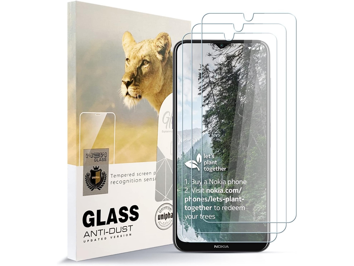 Conjunto de Películas de Ecrã Film Dureza Antiarranhões Sem para Nokia G20 HONGWE. Vidro Temperado (3un)