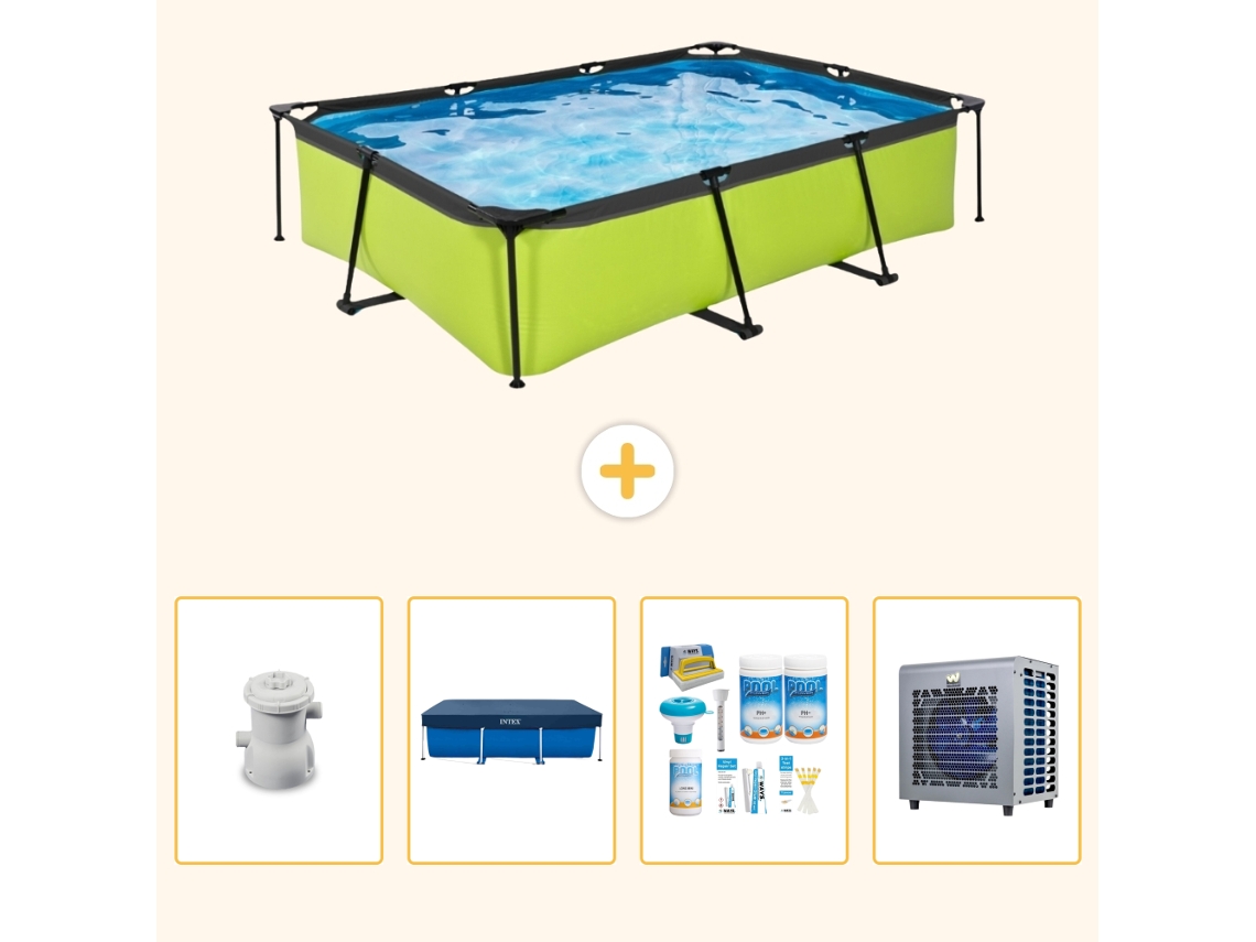 Exit-toys Piscina Exit Retangular - 300x200x65 Cm - 5-peças S264