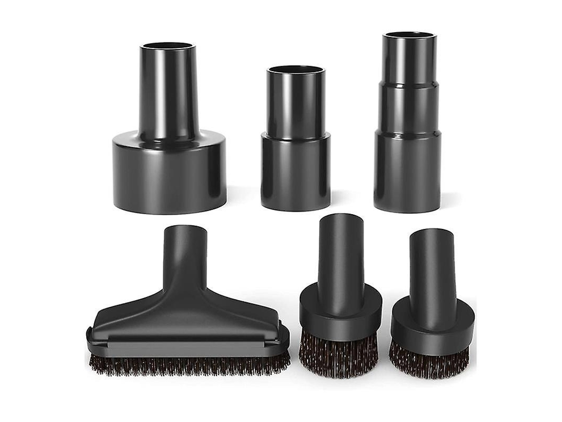 Acessórios de Aspirador Kit de adaptador de mangueira de vácuo universal 6 peças com cerdas de escova de encaixes de mangueira de vácuo de plástico