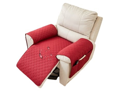 Capa Para Poltrona Reclinável lavável Com Bolso