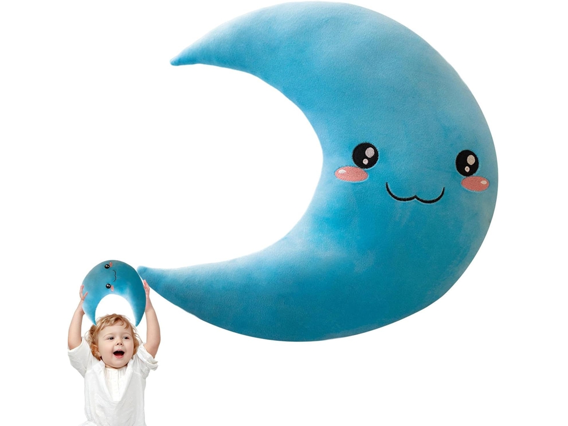 Almofada Em Formato De Lua, Macia E Aveludada Para O Quarto, Para Decoração De Sofá, Cama E Quarto