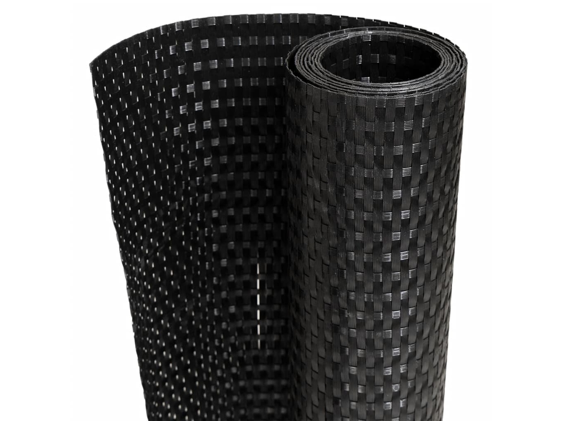 Balcony Screen, Balcony Screens Vidaxl Preto Rattan / Vime (300 X 80 Cm)