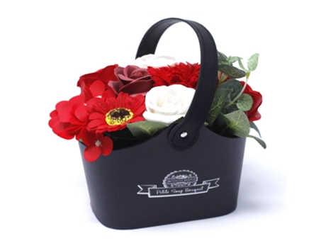 Pequeno Buquês de Flores de Sabão Rico Rojos Unidade 12.5X8X18 Cm