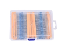 Yuru kit Variado de Resistores de Filme Metálico 2600pcs 1ω~3mω Componentes Eletrônicos Duráveis