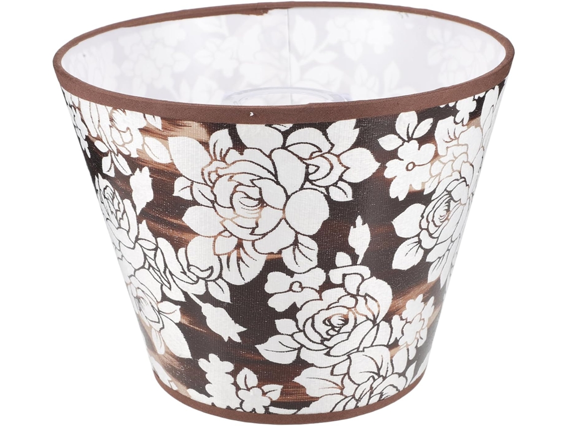 Abajur de Mesa Moderno com Estampa Floral SFUSHOS