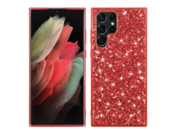 Adequado Para Capas De Celular Samsung Com Glitter E Efeito Anti-queda.vermelho - A33 5g