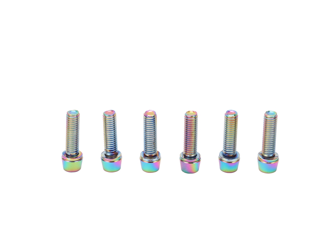 Tornillos Para Jaula De Botella De Agua M5x23mm Coloridos Para Fijar Extremos Del Manillar