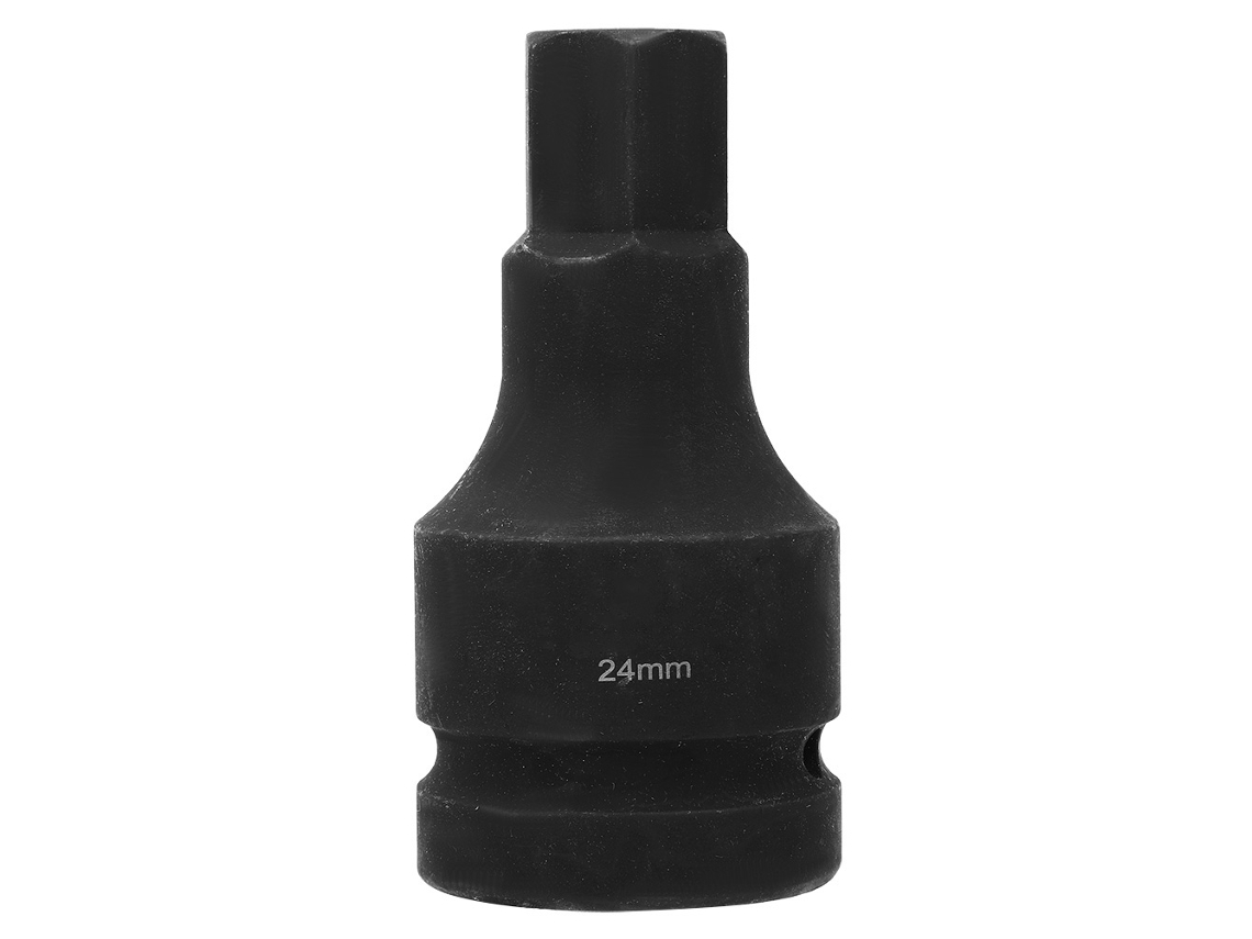 Soquete de impacto hexagonal alongado 1 polegada 42 Cromo Molibdênio S/MARCA