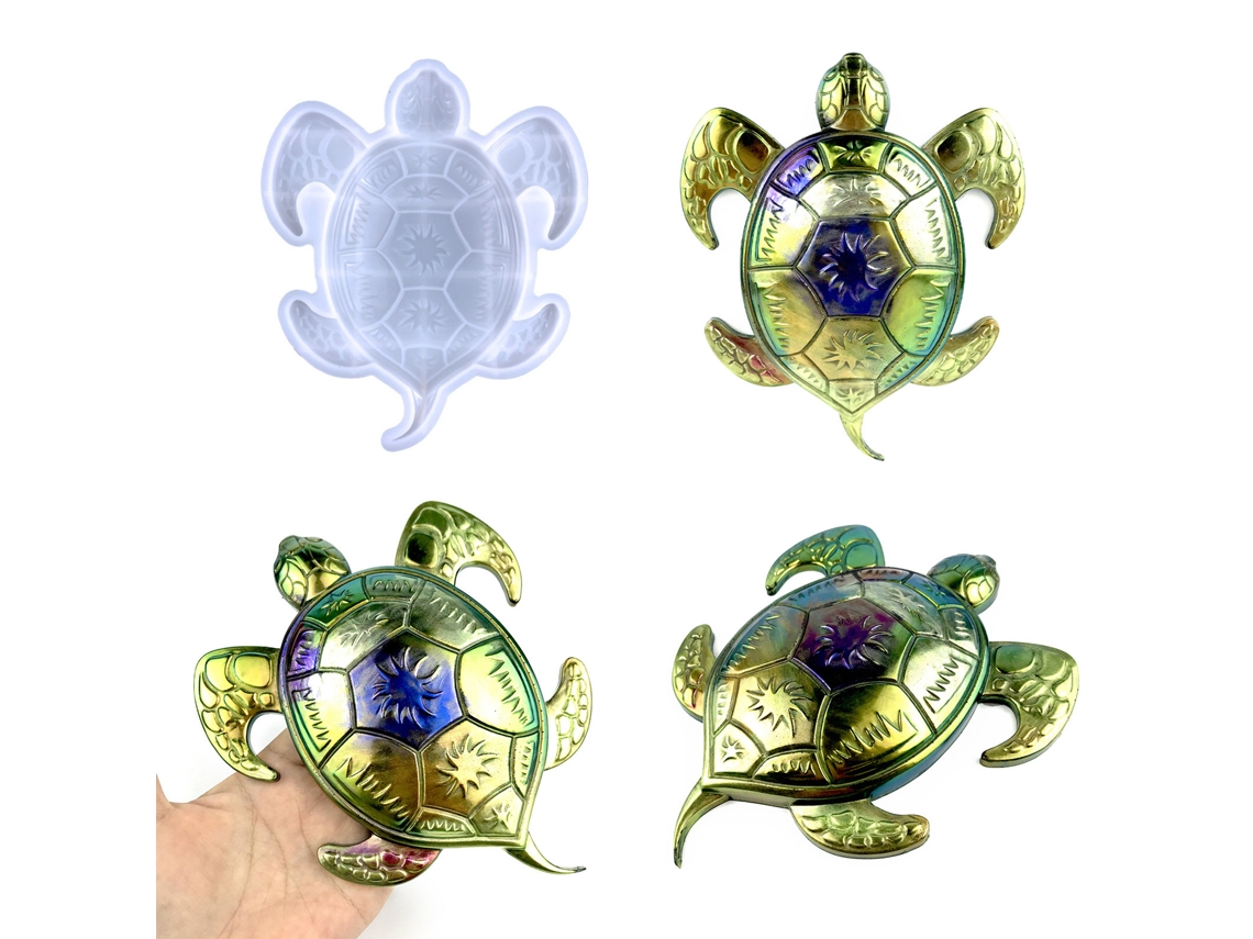 Molde de Silicone Tartaruga Estilo C para Epóxi Diy