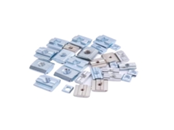 Conjunto De 10a 100 Porcas Quadradas Em T, Tamanhos M3, M4, M5, M6 E M8, Com Encaixe Deslizante Para Fixação Em Perfis