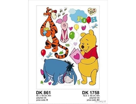 AG DESIGN Dk 1789 Adesivos de Parede Autkleber Disney Taupe