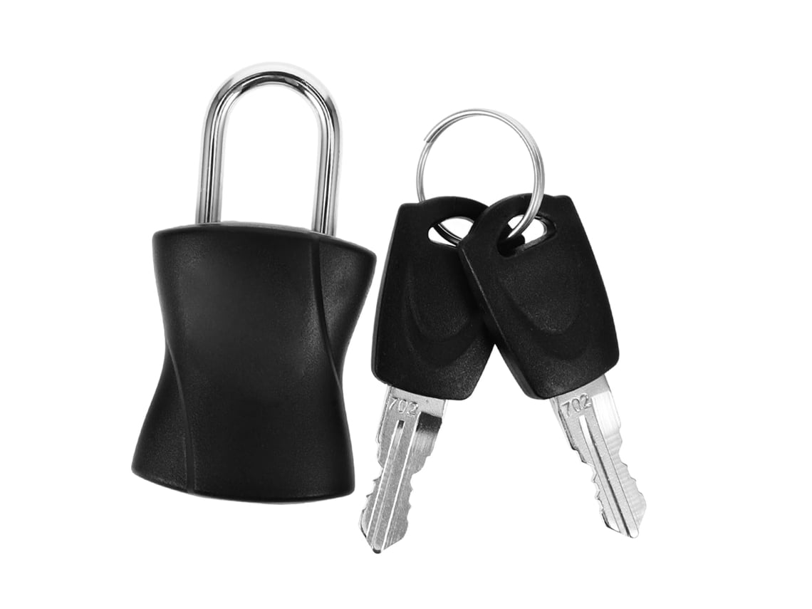 Cadeado Com Chave Para Bagagem Para Malas E Mochilas, Design Funcional