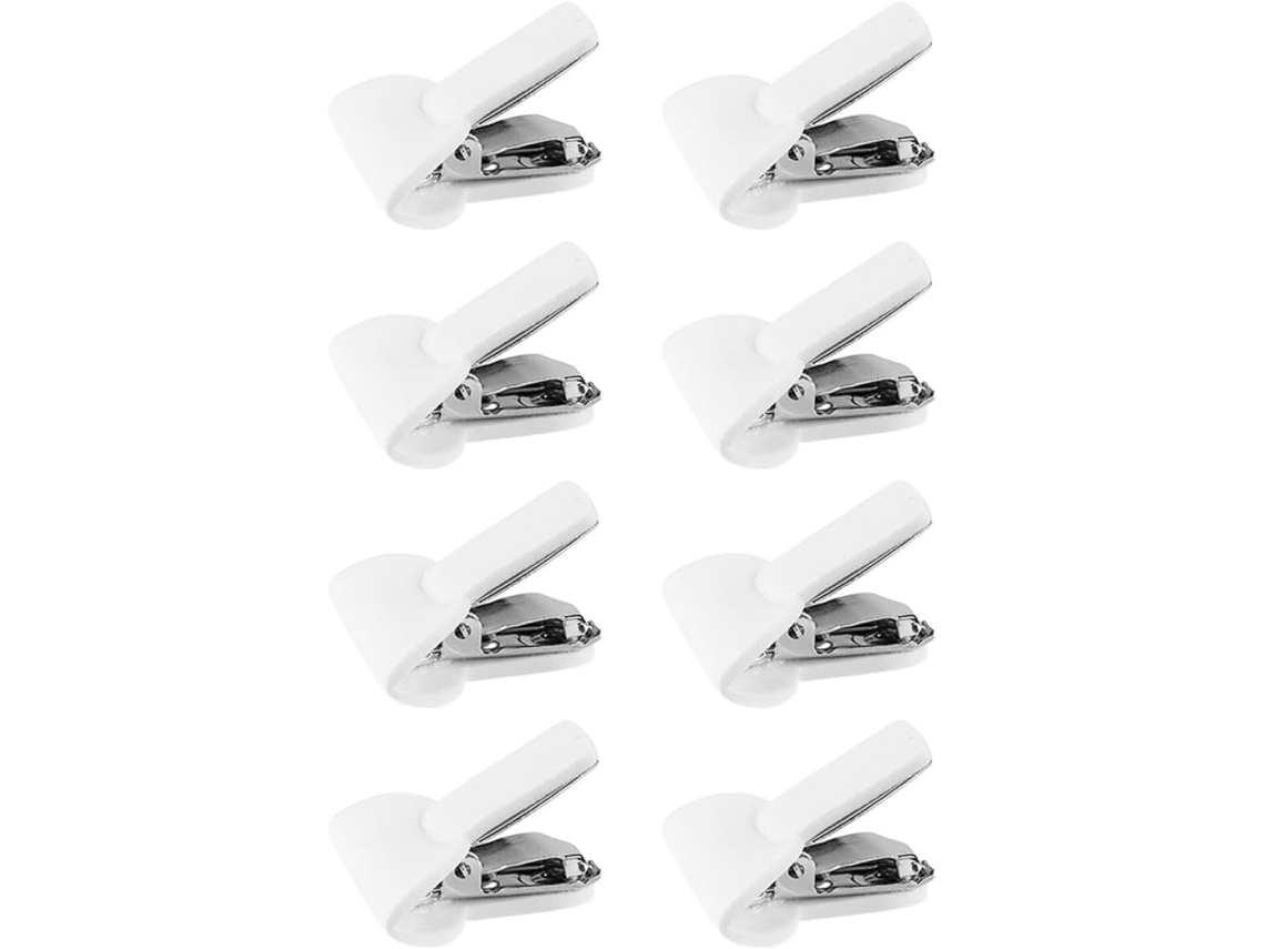 Conjunto de 8 Prendedores Edredom Confiáveis, em Metal e Espuma, Antiderrapantes, Ideais para Fixar CHABERLU