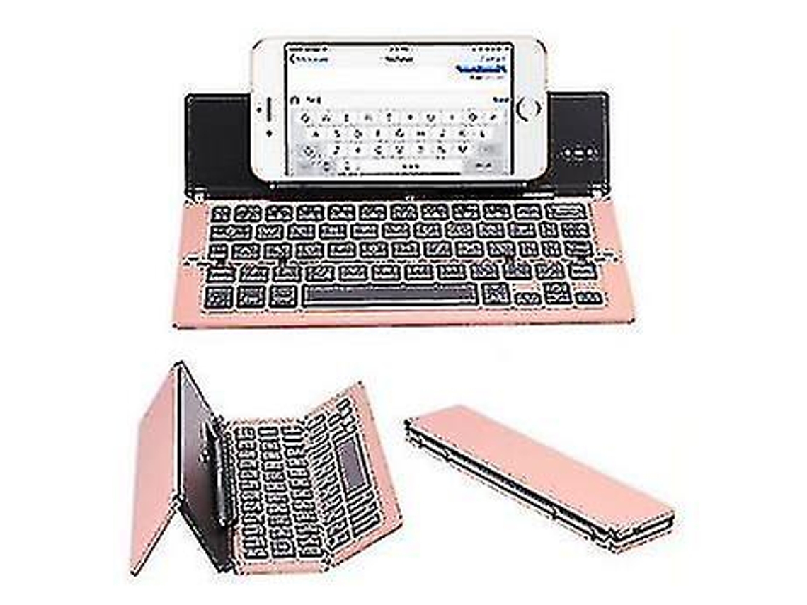 Teclado Sem Fio 3.0 Portátil De Liga De Alumínio Dobrável Teclado Bluetooth Para Tablet Pc Laptop Everley891 (custo De Compra)
