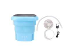 Máquina de Lavar Dobrável Pequena para Dormitório, 100 240v, Plug Au, Azul LAXISCREED