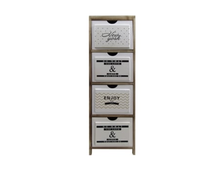 Cômoda REBECCA MOBILI Ilex Branco 97X24X24 Cm