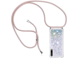Correia Colar Brilhante para Honor, Huawei Honor 9X/9X Pro HONGWE. Silicone