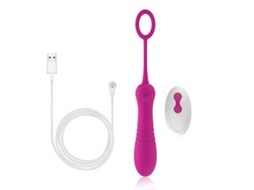 Vibrador Telescópico de Massagem com Controle Remoto Sem Fio Multifrequência Rosa YIZHOOD