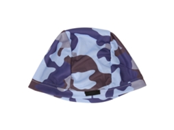 2026 forro para Capacete Absorvente de Suor Respirável Refrigerado para Moto Camuflagem Azul