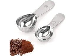 Set De Colheres Para Café, 2 Peças De Aço Inoxidável 15ml E 30ml, Medidas Precisas Para Cozinha