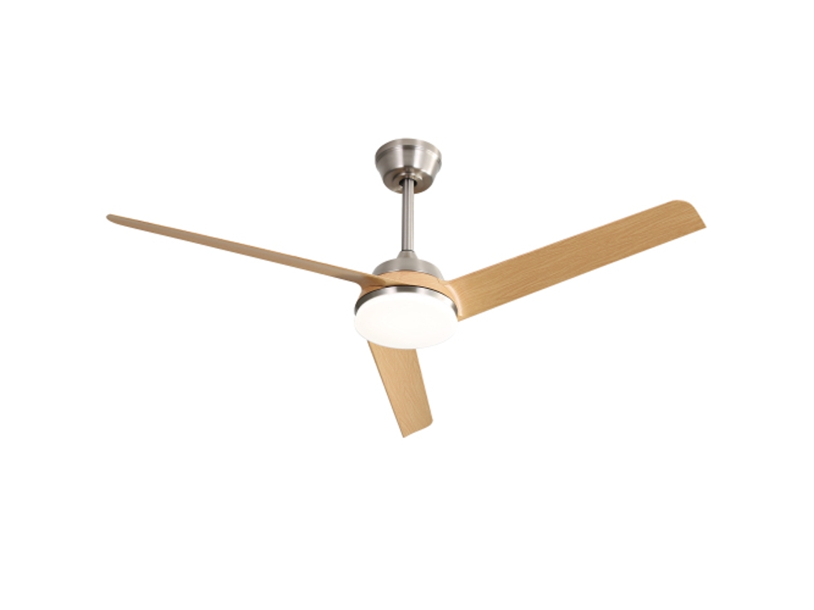 Ventilador Teto 132cm Led 22w 3 Pás Abs Controle Remoto P/ Sala Ziwei Store