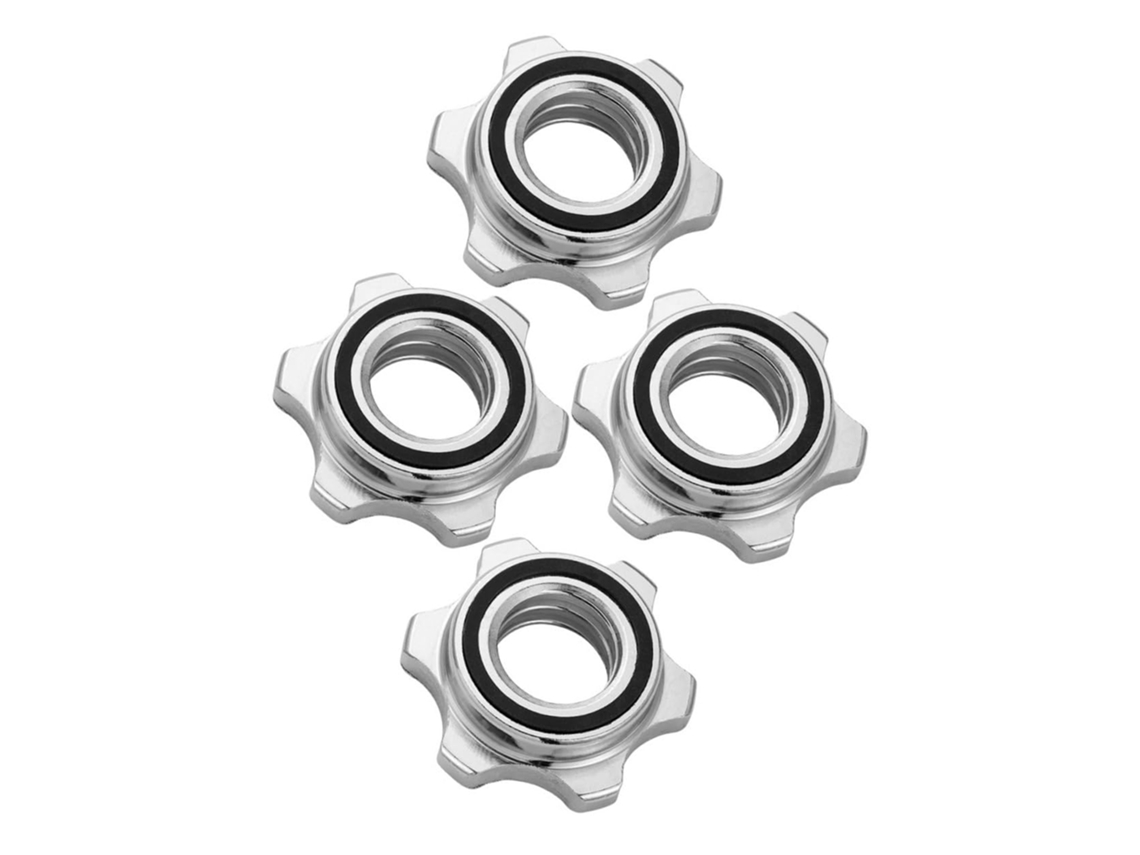 Conjunto De 4 Porcas Antiderrapantes Ferro Fundido Para Barras