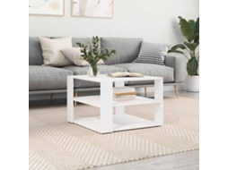 Vidaxl Mesa De Centro 58x58x40 Cm Derivados De Madeira Branco
