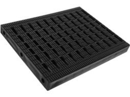 Grelha De Drenagem De Plástico Preto, 200x250x25mm, Certificada Para Drenagem.