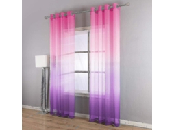 2026 cortinas Translúcidas com Olho Moderno Tela Lino Gradiente para Sala de Estar Drapes Panel