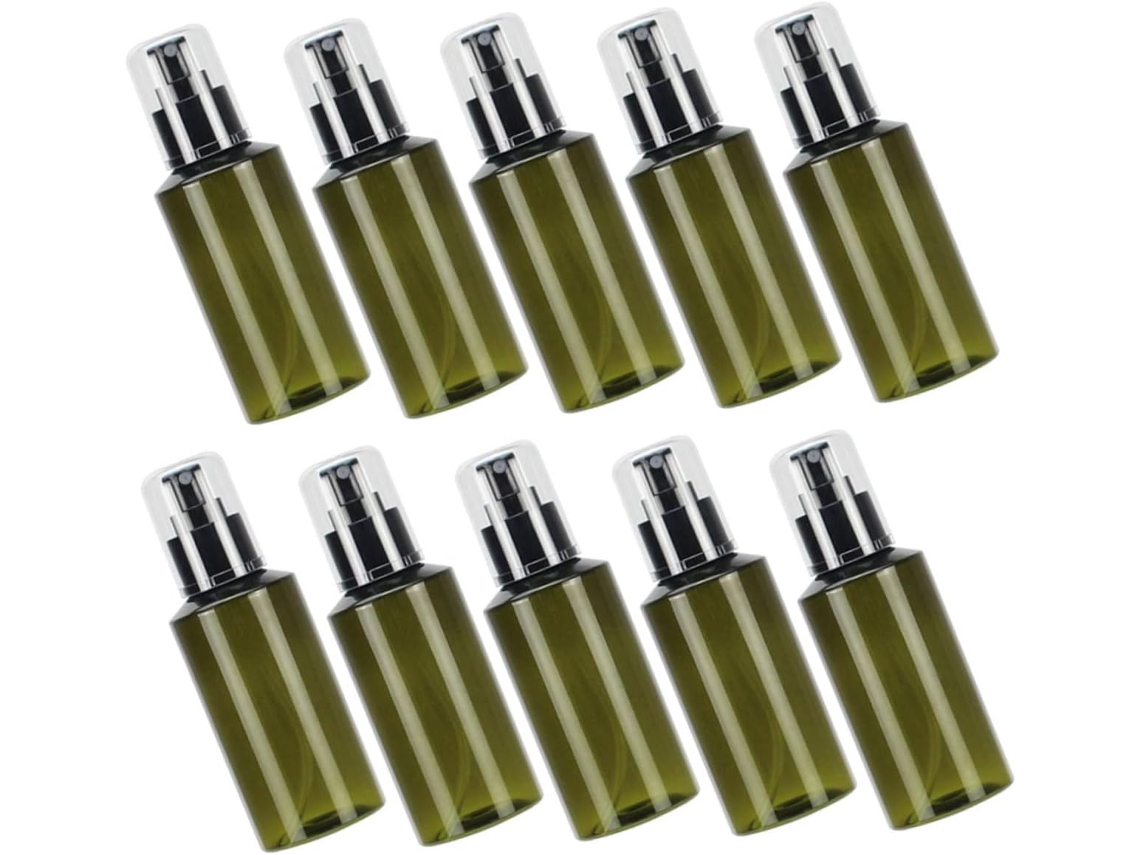 De 10 Frascos Spray De Névoa Fina Vazios, Reutilizáveis E Recarregáveis Para Viagem.