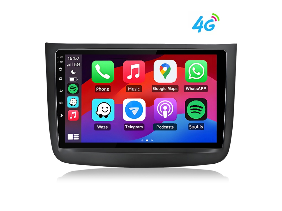 Android 15 - 8 core - 4gb+64gb - Carplay Auto Sem Fio - Swc - 4g sim -autorádio para Mercedes Benz Viano Vito W639 JUNSUN (2003 2015)