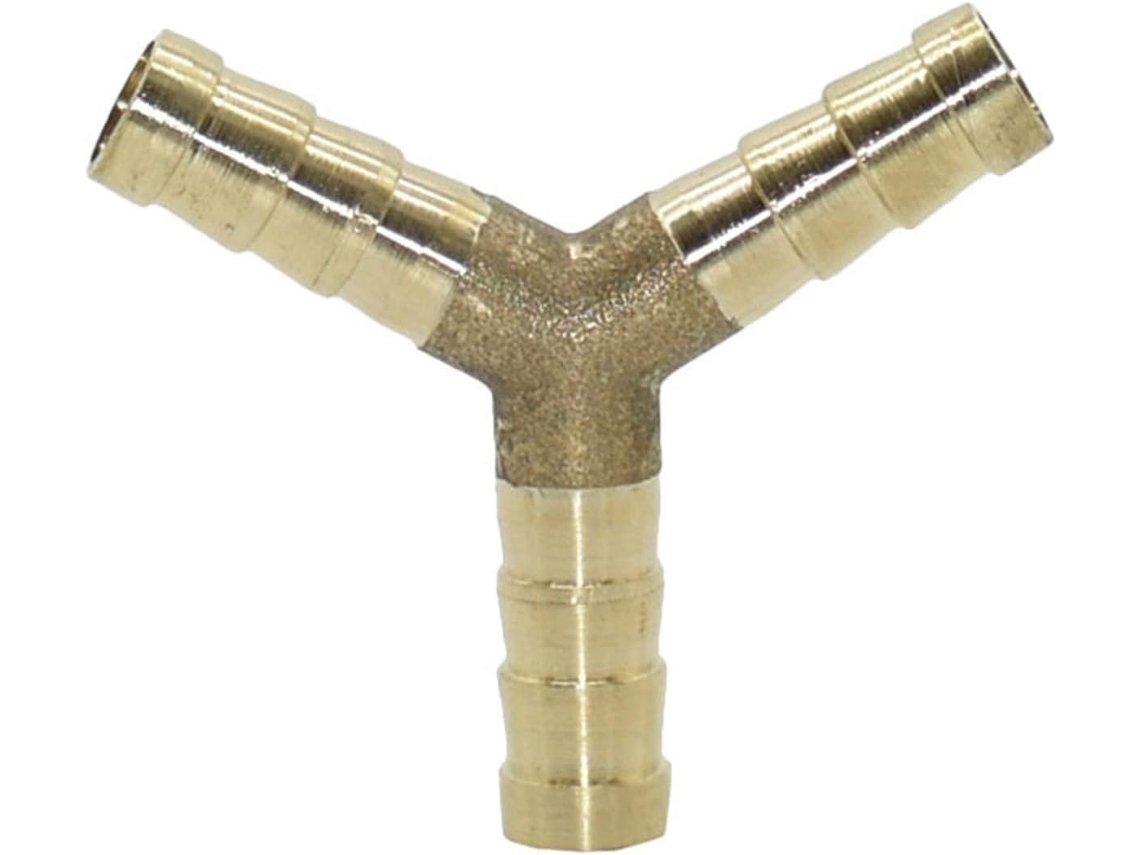 8 Mm 10 Latão Conector Adaptador Mangueira Espigão 3 Vias