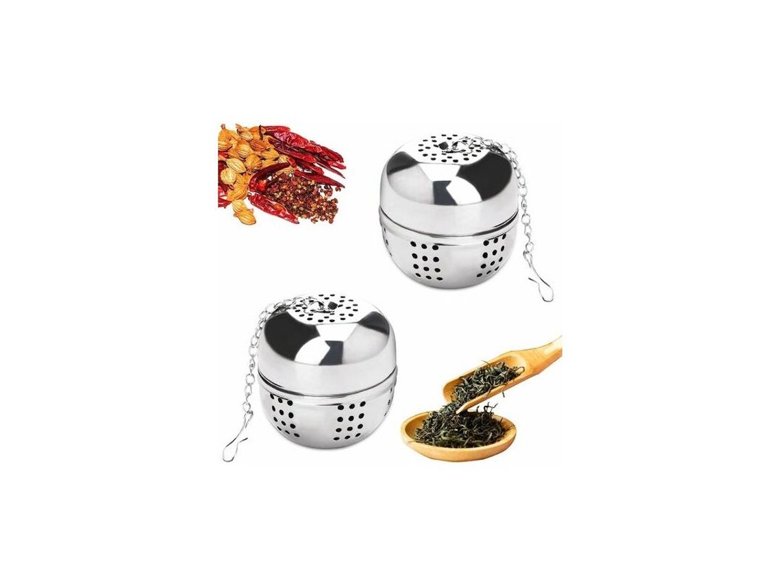 2 Infusores De Chá Em Aço Inoxidável, Infusores De Chá, Infusores Para Chá, Especiarias E A Maioria Das Xícaras Bules, Fonepro