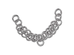 Cadeia Barbate Double Link Ss Prateadowaldhausen