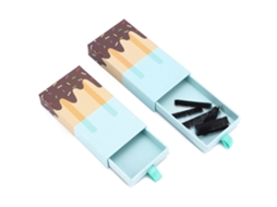 Estojo De Armazenamento De Cílios Postiços (azul, 2 Unidades, Retangular Extraível) + Eoocoo