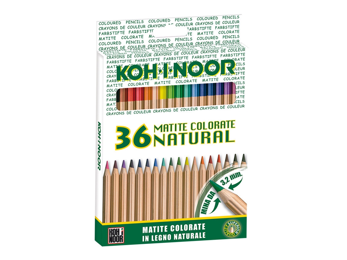 Koh-I-Noor Studio Natural Multicolor 36 unidade(s)