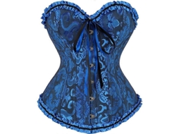 _corset Sexy Floral Feminino Mimigo com Alça no Costas Lingerie Plus Size